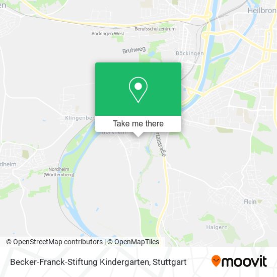 Becker-Franck-Stiftung Kindergarten map
