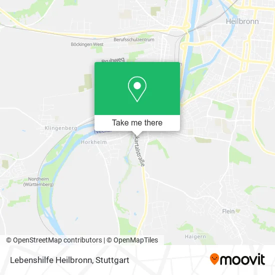 Карта Lebenshilfe Heilbronn