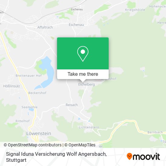 Signal Iduna Versicherung Wolf Angersbach map