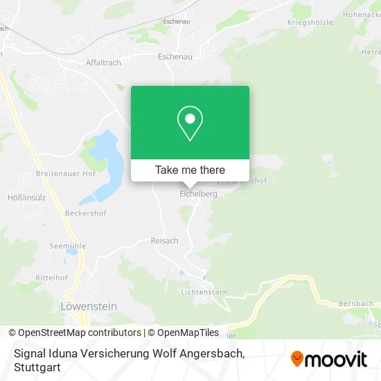 Карта Signal Iduna Versicherung Wolf Angersbach