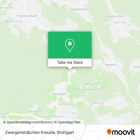 Карта Zwergenstübchen Kreuzle