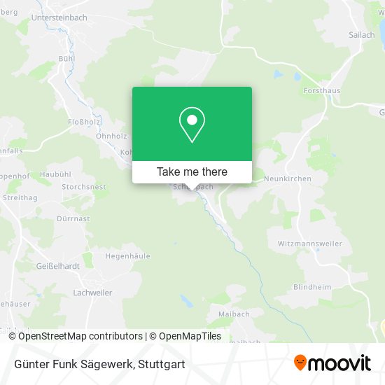 Günter Funk Sägewerk map