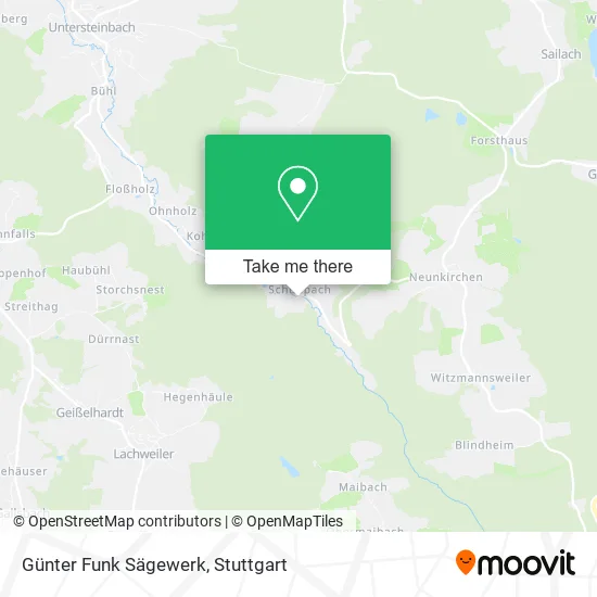 Карта Günter Funk Sägewerk
