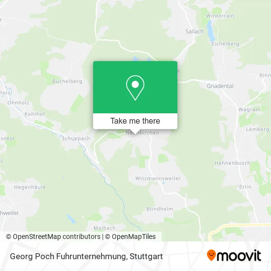 Карта Georg Poch Fuhrunternehmung