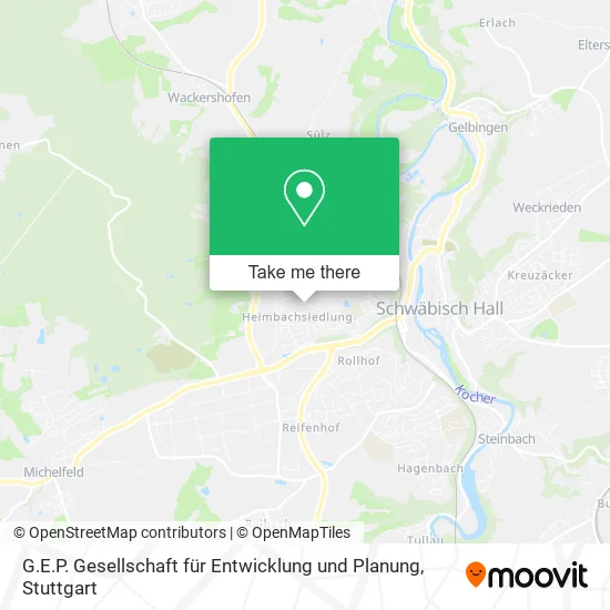 Карта G.E.P. Gesellschaft für Entwicklung und Planung