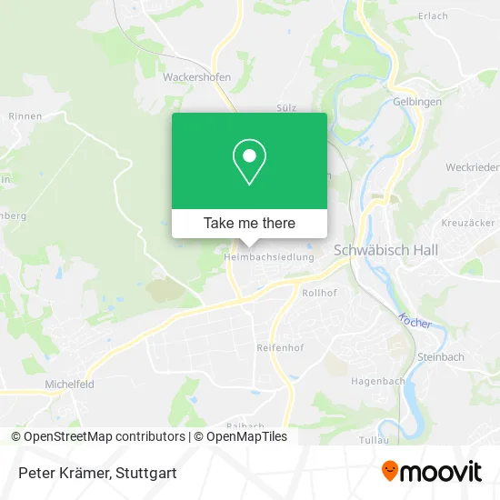 Карта Peter Krämer