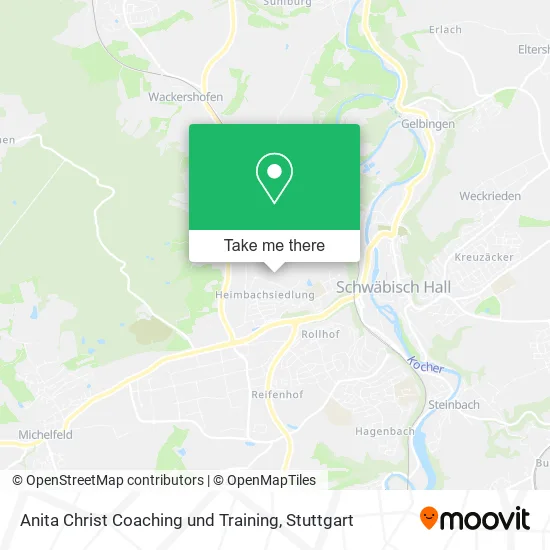 Карта Anita Christ Coaching und Training