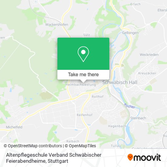Altenpflegeschule Verband Schwäbischer Feierabendheime map