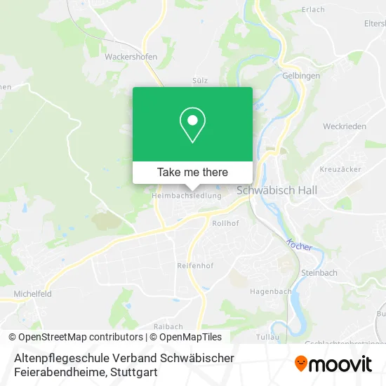 Карта Altenpflegeschule Verband Schwäbischer Feierabendheime