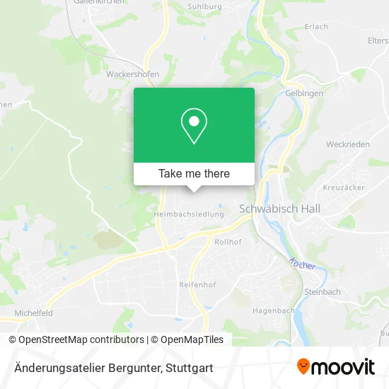 Карта Änderungsatelier Bergunter