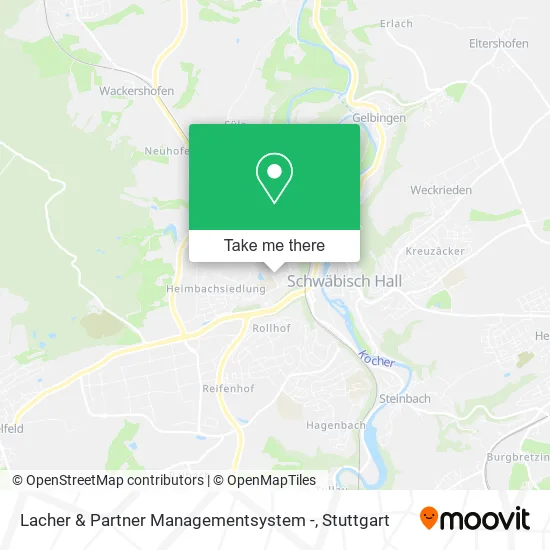 Карта Lacher & Partner Managementsystem -