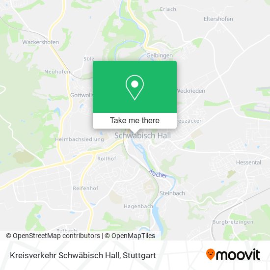 Kreisverkehr Schwäbisch Hall map