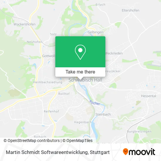 Карта Martin Schmidt Softwareentwicklung