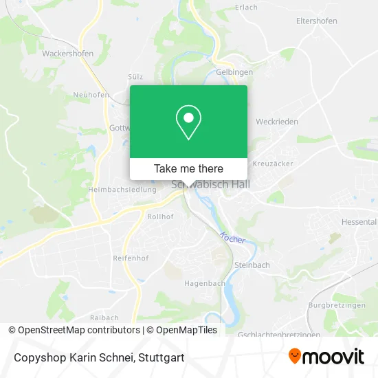 Карта Copyshop Karin Schnei