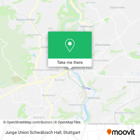 Карта Junge Union Schwäbisch Hall