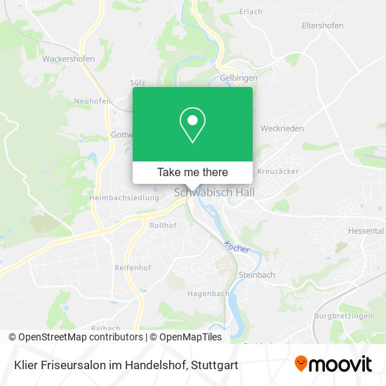 Карта Klier Friseursalon im Handelshof
