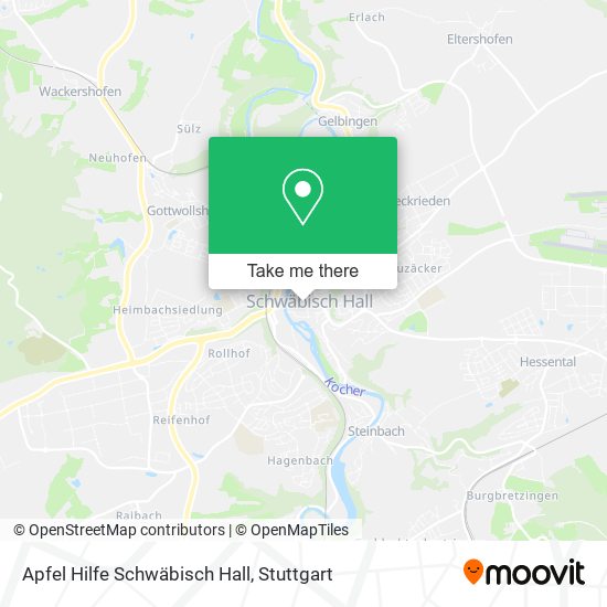 Карта Apfel Hilfe Schwäbisch Hall
