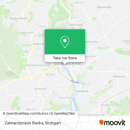 Карта Zahnarztpraxis Benka