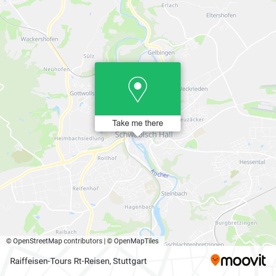 Raiffeisen-Tours Rt-Reisen map