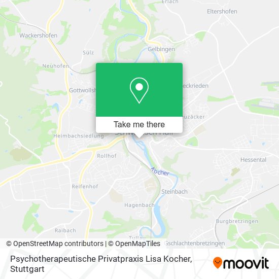 Psychotherapeutische Privatpraxis Lisa Kocher map