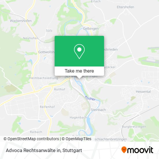 Advoca Rechtsanwälte in map