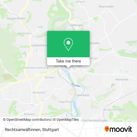 Карта Rechtsanwältinnen