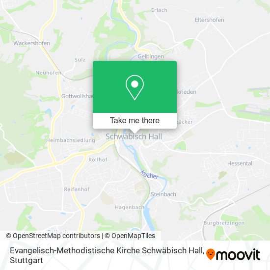 Evangelisch-Methodistische Kirche Schwäbisch Hall map