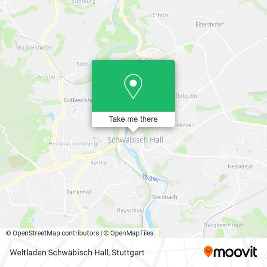 Weltladen Schwäbisch Hall map