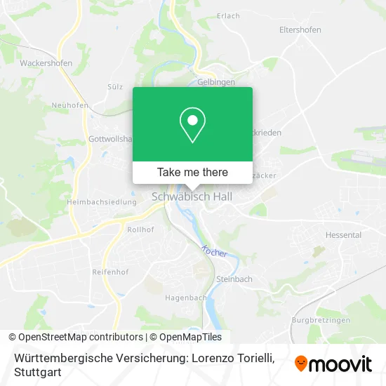 Карта Württembergische Versicherung: Lorenzo Torielli
