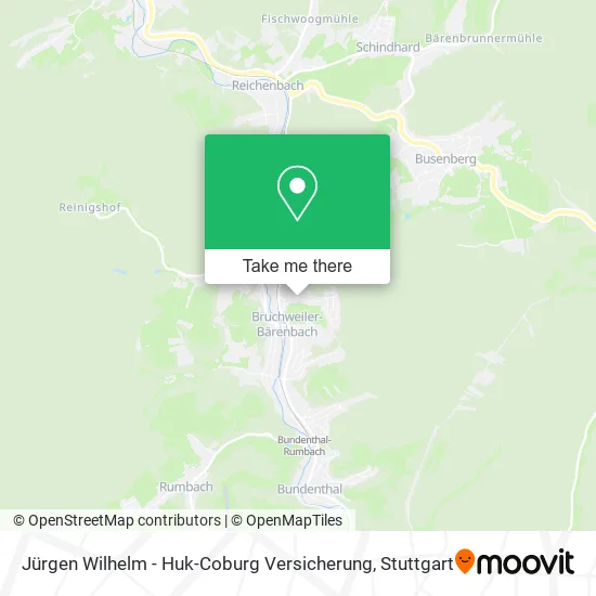 Карта Jürgen Wilhelm - Huk-Coburg Versicherung