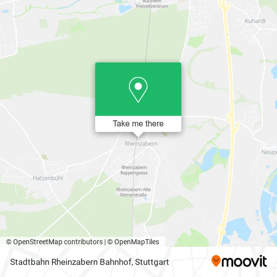 Карта Stadtbahn Rheinzabern Bahnhof