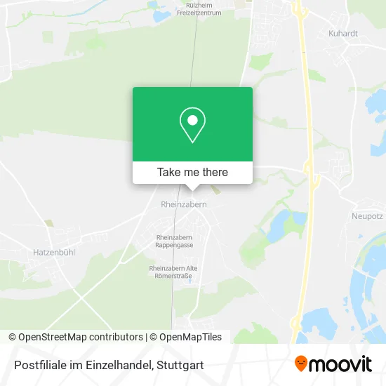 Карта Postfiliale im Einzelhandel