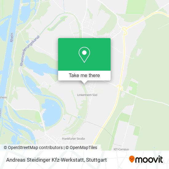 Andreas Steidinger Kfz-Werkstatt map