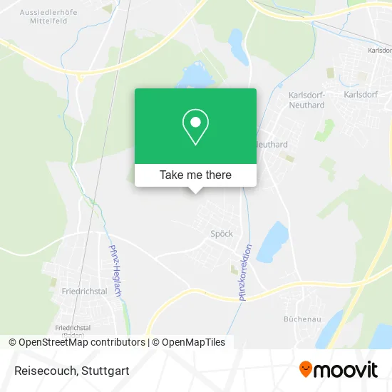 Карта Reisecouch