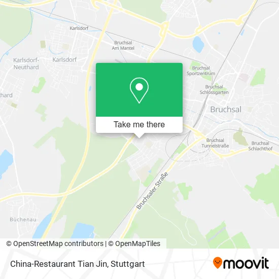 Карта China-Restaurant Tian Jin