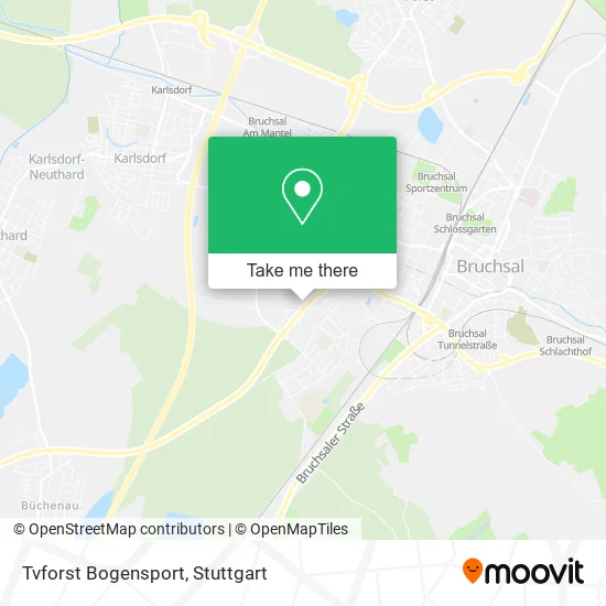 Карта Tvforst Bogensport