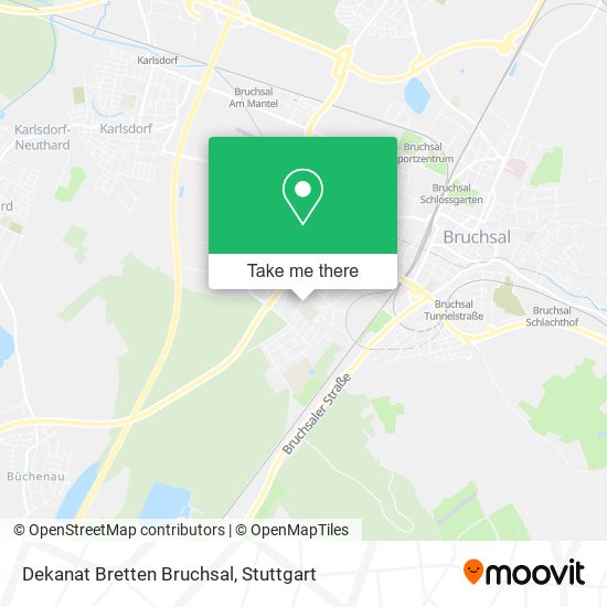 Dekanat Bretten Bruchsal map