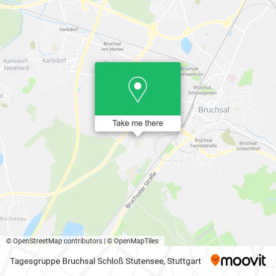 Tagesgruppe Bruchsal Schloß Stutensee map