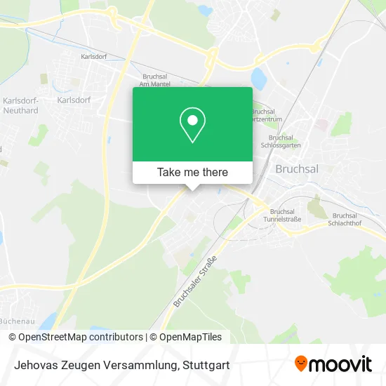 Карта Jehovas Zeugen Versammlung