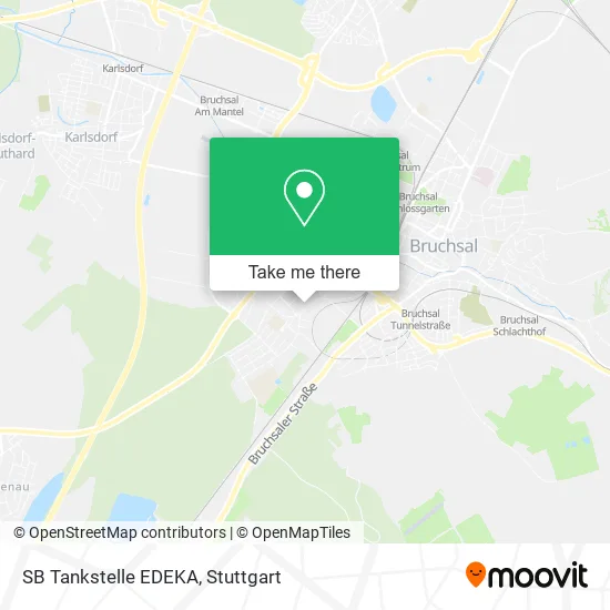 Карта SB Tankstelle EDEKA
