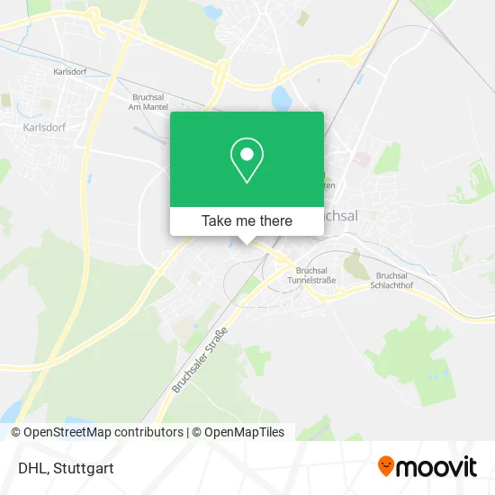 Карта DHL