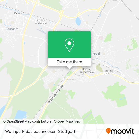 Wohnpark Saalbachwiesen map