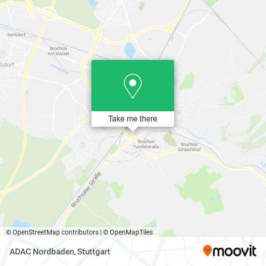 ADAC Nordbaden map