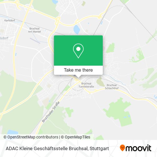 ADAC Kleine Geschäftsstelle Bruchsal map