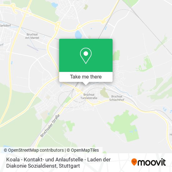 Koala - Kontakt- und Anlaufstelle - Laden der Diakonie Sozialdienst map