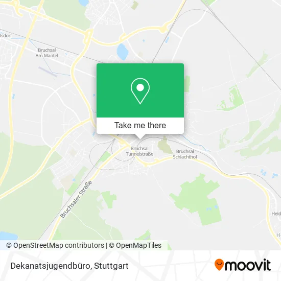 Карта Dekanatsjugendbüro