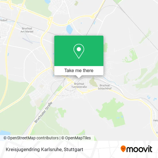Карта Kreisjugendring Karlsruhe