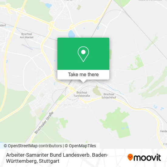 Карта Arbeiter-Samariter Bund Landesverb. Baden-Württemberg
