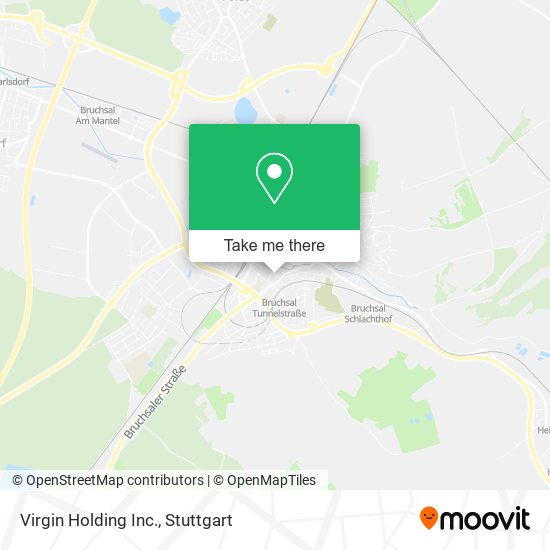Карта Virgin Holding Inc.