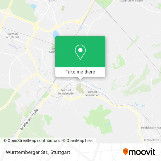 Карта Württemberger Str.